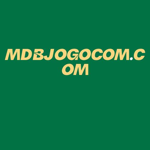 Logo da MDBJOGOCOM